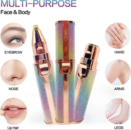 Rechargeable 2 in 1 Eyebrow Trimmer