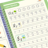 Kids Magic Practice Book Set of 4-Kids learning for Home and school with 10 refill pens